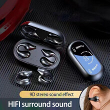 SUSUchens1Set Draadloze Oordopjes met Botgeleiding, Stereo Surround, Touchbediening, Oorclip (Geen In-ear) 5.2 Bluetooth-compatibele Oordopjes voor