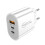 Chargeur rapide USB-C 20 W à double port PD + support de charge mural 4