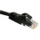 URT46EFU/25F4A0 - PATCHKABEL CAT6E SVART 25FT HAKLÖS BOOT 1