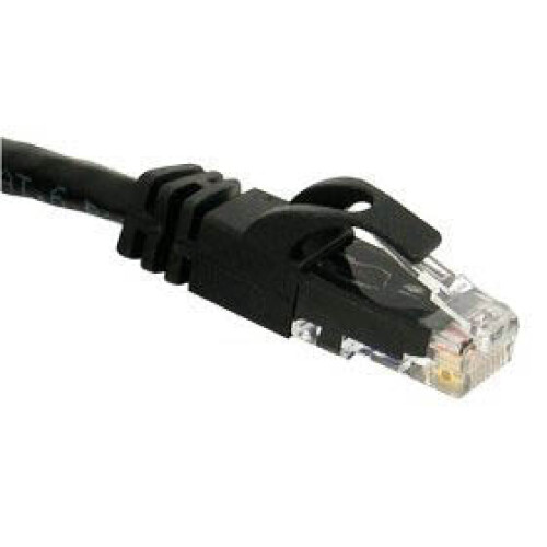 URT46EFU/25F4A0 - PATCHKABEL CAT6E SVART 25FT HAKLÖS BOOT