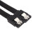 Καλώδιο δεδομένων 2x50cm SATA3.0III SATA3 7 ακίδων Καλώδια SSD 6Gb/s Καλώδιο δεδομένων σκληρού 8