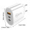 Chargeur rapide USB-C 20 W à double port PD + support de charge mural 2