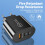 Chargeur rapide USB-C 20 W à double port PD + support de charge mural 8