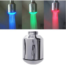Wasserhahn-Temperatursensor mit 3-farbiger LED, farbwechselnder Wasserhahn für Küche und Bad, kompatibel mit verschiedenen Wassertemperaturen