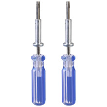 Mizh2Pcs Chiave di sicurezza di alta qualità con serratura a chiave, chiave di sicurezza per amplificatore di ramo (blu)