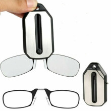Mini-Nasenclip, tragbare Lesebrille, rahmenlos, Randlos, 300 300