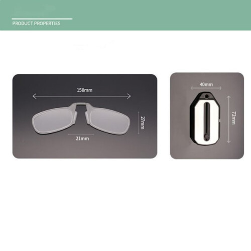 Mini neusclip draagbare leesbril zonder frame 300 300 2