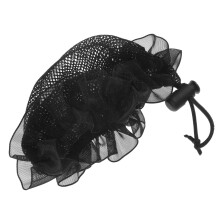 Bun Hair Net with Adjustable Drawstring for Ballet Dancers, Secure Elastic Hold One Size