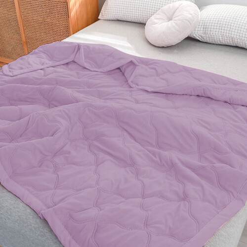 Couette d'été aérée, imprimée unie et agréable au toucher 1