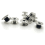 50 Pcs Metal Bobbins for Sewing Machine with Storage Box 5