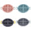 Mosiee Σιλικόνης Αντικολλητική 4Cavitys Φόρμες για Βάφλες, Ταψιά για Μάφιν, Ταψί, 4