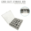 50 Pcs Metal Bobbins for Sewing Machine with Storage Box 4
