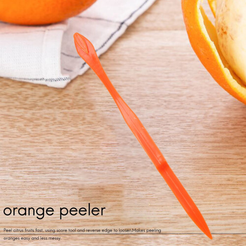 6PCS Easy Orange Peeler in Bright Orange Color Kitchen Tool 2