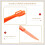 6PCS Easy Orange Peeler in Bright Orange Color Kitchen Tool 6