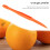 6PCS Easy Orange Peeler in Bright Orange Color Kitchen Tool 4