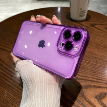 Telefoncover Luksus Slik Til Kompatibel med iPhone 11 12 13 14Pro Max Gennemsigtig Stødsikker Bumper Bagcover
