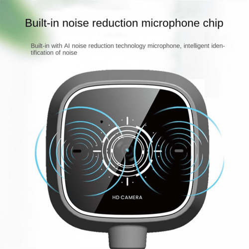 Webcam HD-webcamera met ingebouwde microfoon en USB-aansluiting voor pc, computer, laptop, desktop, gratis driver. 2