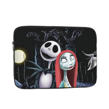 Nightmare Before Christmas Laptop Case, Shockproof Protective Notebook Case With Accessory Pocket, Briefcase Carrying Cover,10 12 13 15 17