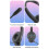Fnyoxu Bluetooth Headset with Microphone,V5.0,Wireless Headset for Mic,Phone,Offices,black 3