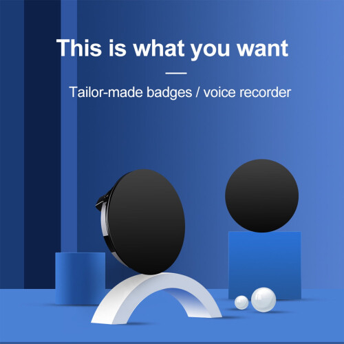 Εκκαθάριση! Smart Appliances 4GB Badge Voice Recorder, Έξυπνη συσκευή εγγραφής ήχου με μείωση 2