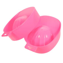 2pcs Nail Soak Bowl for Acrylic Removal and Cuticle Care, Plastic Manicure Soak Bowl for Salon