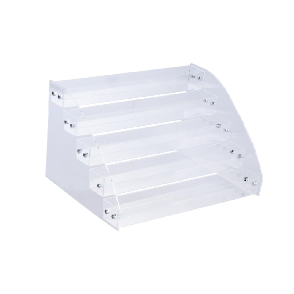 Nail Polish Organizer Acrylic 5 Tier Display Rack with Stable NonSlip Base for Home and Salon