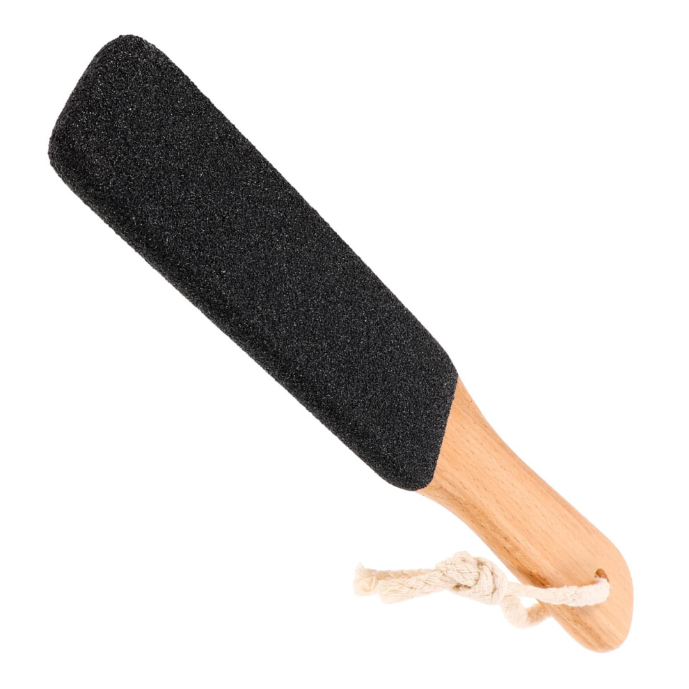 Wooden Foot File Callus Remover with Ergonomic Handle for Pedicure and Dead Skin Removal