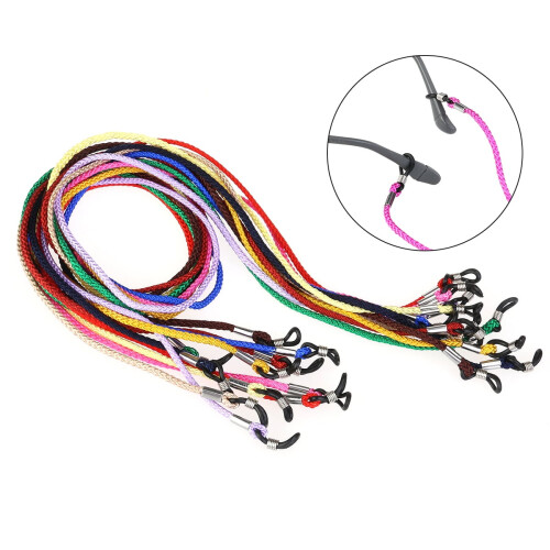 12pcs Nylon Spectacle Frame Holder Sunglasses Eyewear Cord Neck String (Random Color) (Random Style) 1