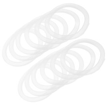 20 Stück Dichtungsringe für Einmachgläser, Silikondichtungen für Weithals-Einmachgläser