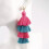Pendientes RSAMD Boho con borlas, de algodón multicolor, con perlas, para mujer - E3795 - Aqua 2