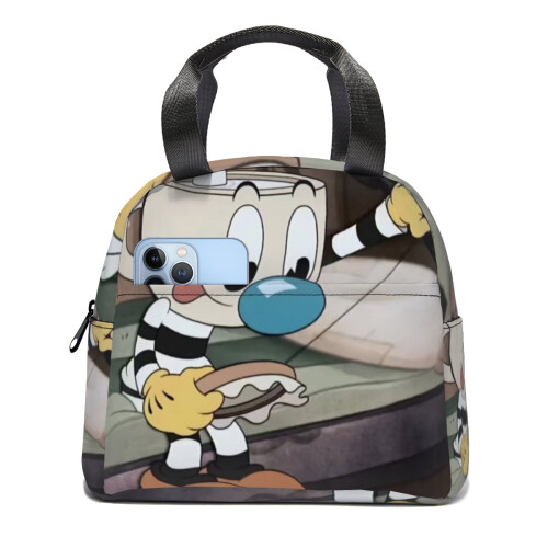 Τσάντα μεσημεριανού Cuphead Κουτί μεσημεριανού γεύματος Επαναχρησιμοποιήσιμο