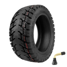 11 Inch 100/656.5 Electric Scooter Tubeless Tire, Off Road AntiSlip Shock Absorbing Replacement
