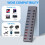 USB 3.0-Splitter, 11-Port-Lade-Multi-Interface-Hub mit Schalter 3