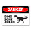Αστεία πινακίδα Danger Dino Zone Ahead, διακοσμητική μεταλλική πινακίδα για υπνοδωμάτιο, 1