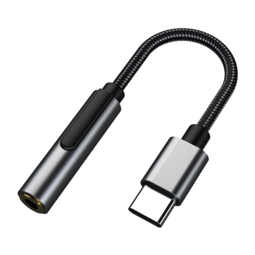 Προσαρμογέας θηλυκού ακουστικού USB τύπου C σε θηλυκό 3,5 mm, καλώδιο USB C σε AUX AUDIO Dongle