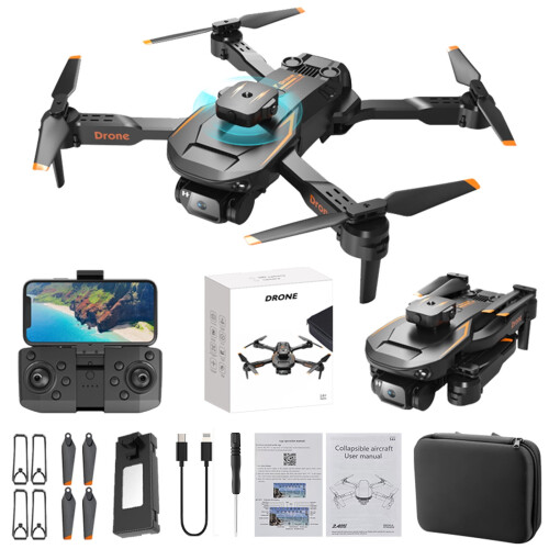 Μίνι Drone για παιδιά, Πτυσσόμενο FPV Drone με Ηλεκτρονική Ρύθμιση Dual1080P WiFi Κάμερα. 1