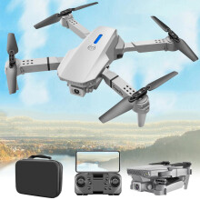 EQWLJWE Sammenklappelig Drone med 1080P HD FPV Kamera, Højdehold, Hovedløs Tilstand, Start/Landing med Én Tast, APP-Kontrol for Begyndere