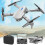 EQWLJWE Πτυσσόμενο Drone με κάμερα FPV HD 1080P, διατήρηση ύψους, λειτουργία Headless, 1