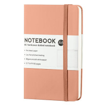 Carnet en PU, bloc-notes professionnel avec fermeture élastique et emplacement pour stylo.