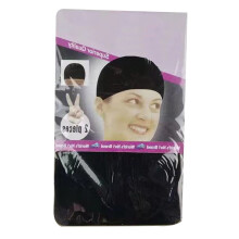 Happydeer Lot de 2 bonnets de perruque extensibles, antidérapants et résistants à la chaleur, en fibre synthétique, pour femmes, maquillage et