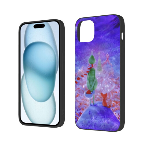 Capa para celular Grin-Ch compatível com iPhone 15, capa protetora resistente a impactos com PC + TPU para câmera dupla, compatível com iPhone 15 1