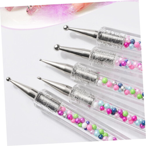 Nail Art Dotting Tool Set with Rhinestone Picker Pen for Precise Manicure Beads Placement 2
