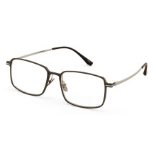 Optische Lesebrille für Herren mit Aluminiumrahmen, breiter Passform und Titanbügeln, rechteckig, 144 mm, Ti02 +3,25