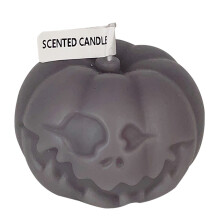 Coinneal Pumpkin YiFudd Oíche Shamhna Coinneal Aramatóipeach Cruth Ceann Pumpkin Aghaidh Taibhse Scanrúil