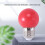 Winyuyby E27LED Λάμπα με ζεστό κόκκινο φως Πλαστική λάμπα (Ισχύς 0.5W, Κόκκινη) 3