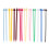 Knitting Kit DIY Craft Yarn Weaving Tool Plastic Knitting Needles Lightweight And Comfortable Knitting Single Pointed Needles Ergonomically Designed 8