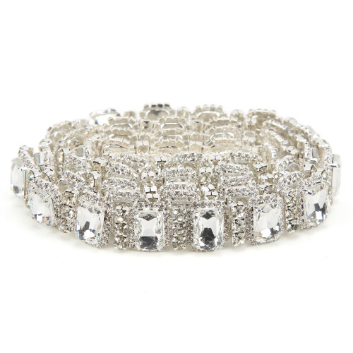 Απλικέ με λαμπερό κρύσταλλο Bling Shiny Crystal Chain, πολλαπλών χρήσεων, λαμπερό στρας, 2