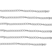 Verguld gekleurde sieradenketting, lichtgewicht metalen knutselketting met diverse toepassingen, verstelbare lengte, hoogwaardige metalen ketting