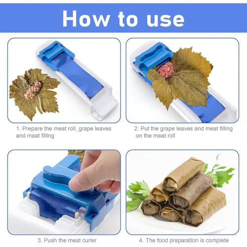 2PCS Automatic Sushi Roll Maker and Spring Roll Maker, Easy Lever Operation for Consistent Results 1