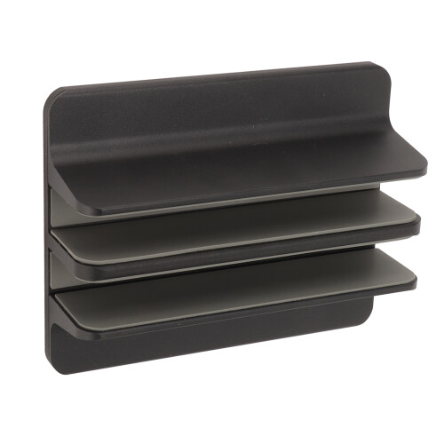 Supporto verticale compatto per laptop, design antigraffio per un supporto affidabile del computer, nero (1 pezzo) 2